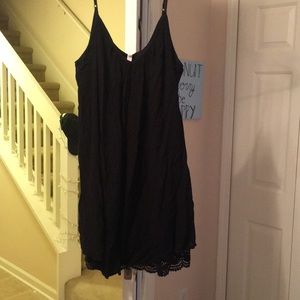 Black tank top dress